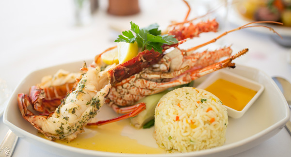 Lobster dinner on the menu at Champers